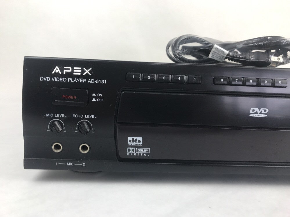 Apex AD-5131 3-Disc Carousel DVD / Karaoke Player