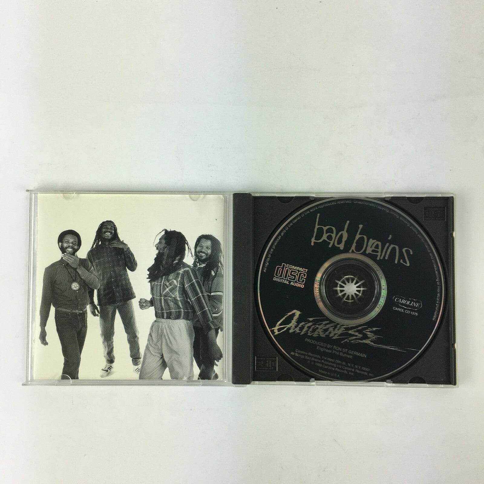  12 TRACK CD Bad Brains Quickness Produced by Ron ST. Germain 1989