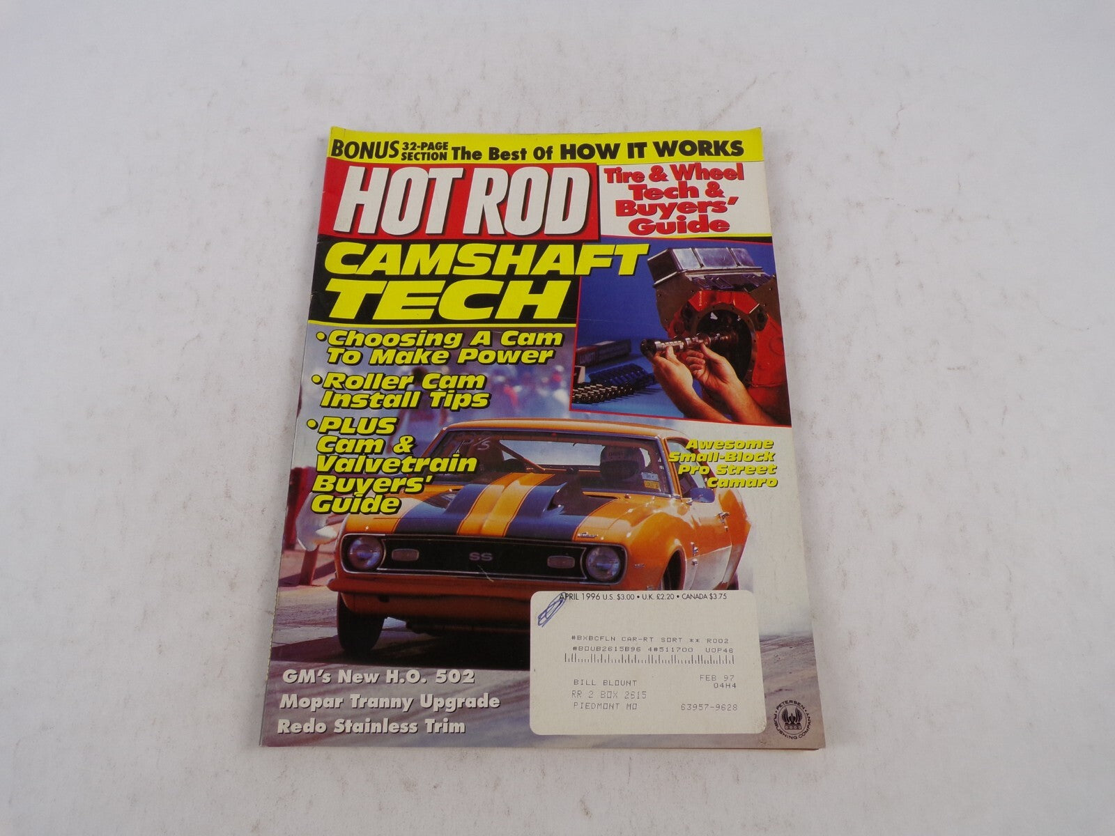 April 1990 Hot Rodding Magazine Caamshaft Tech Bonus The Best Of How It Works
