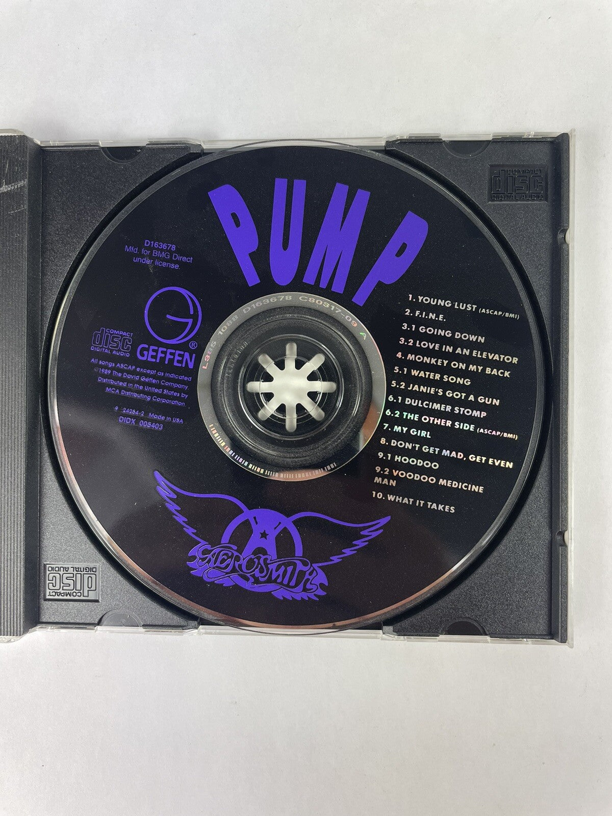 Aerosmith -  Pump CD 1989   #5