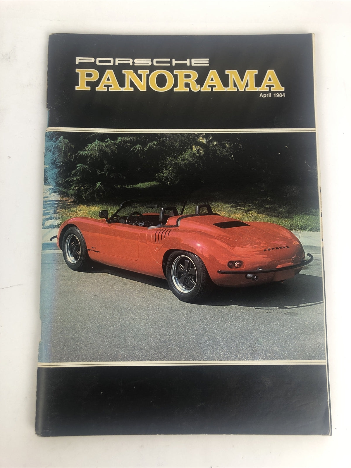 PORSCHE PANORAMA MAGAZINE PCA APRIL 1984 MIAMI GP 911 SPYDER VGC LOOK