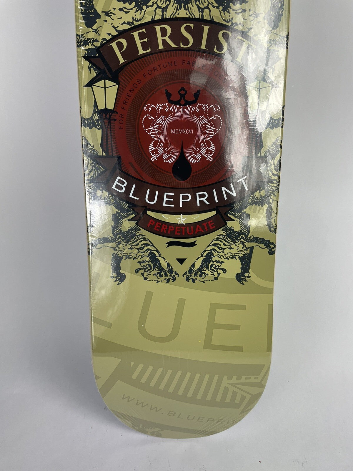 Blueprint Skateboards Courage Color Deck Latte 8-inch hard rock Canadian maple skateboard deck.