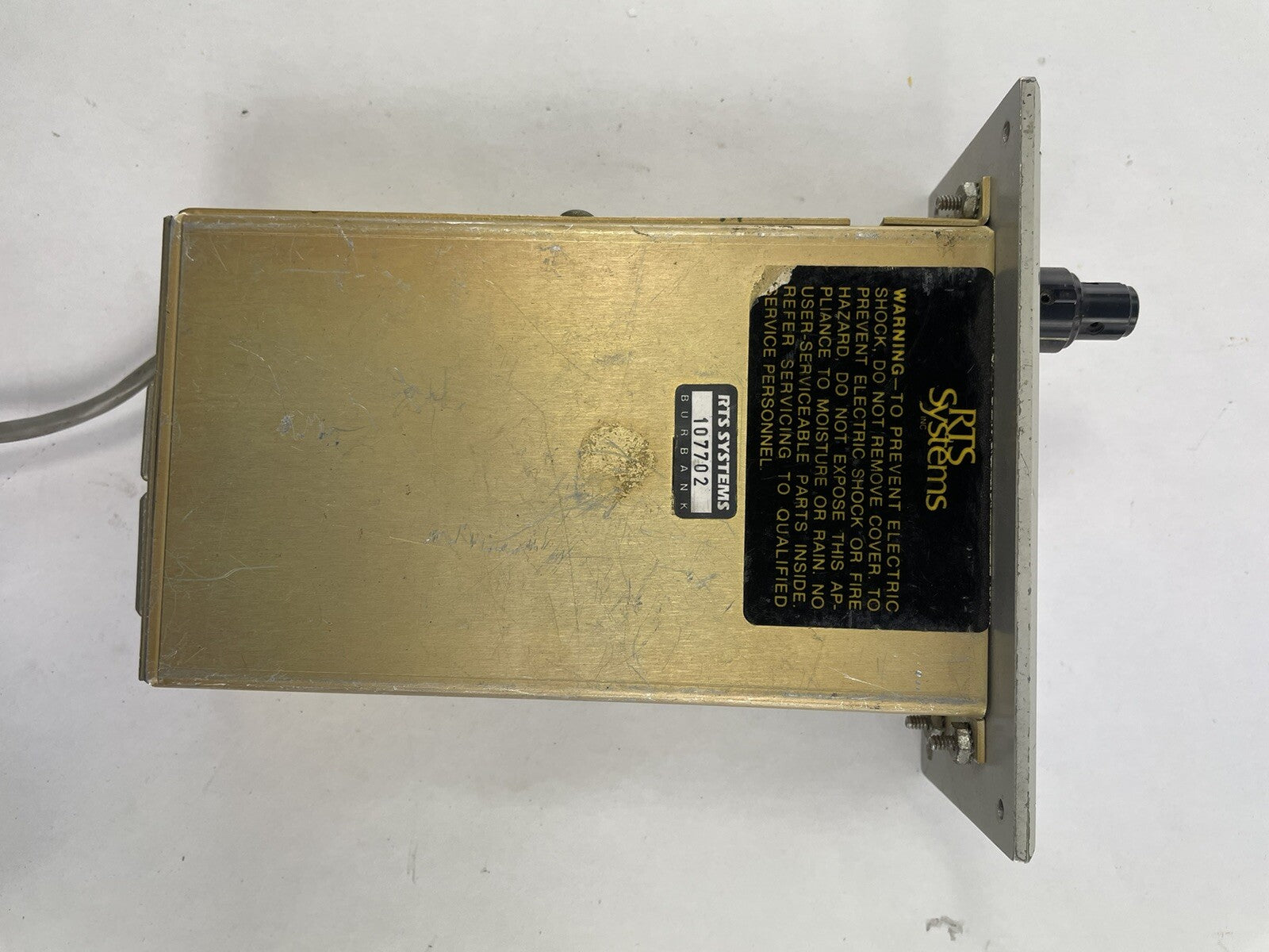 RTS Systems Model CM-300-L TW Intercom system Console-Mount User Station
