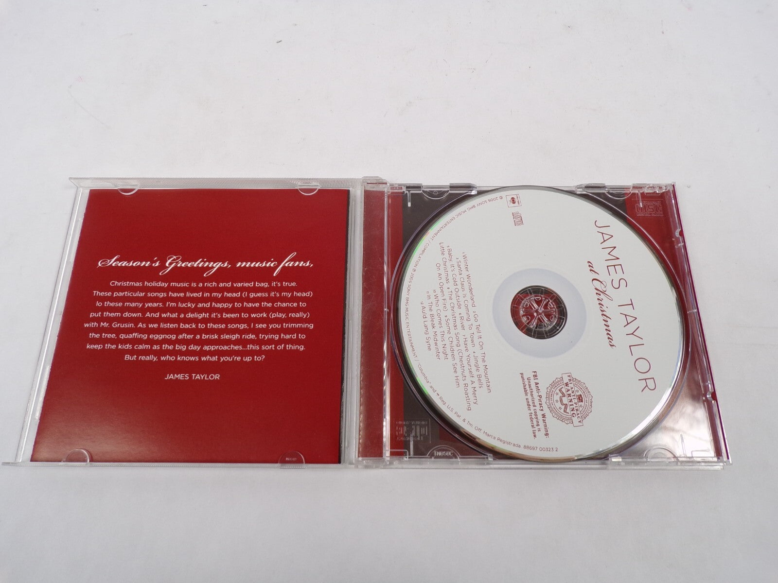 James Taylor Greatest At Christmas Winter Wonderland Go Tell It On The CD#30