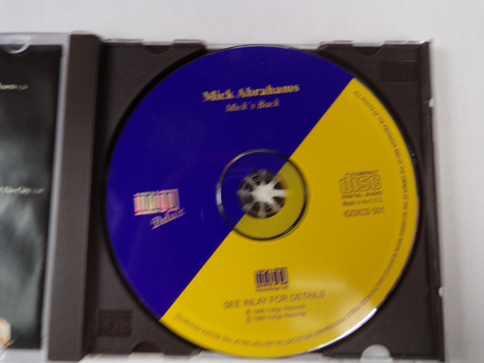 Mick Abrahams Mick's Back Indigo Delux Records CD #19