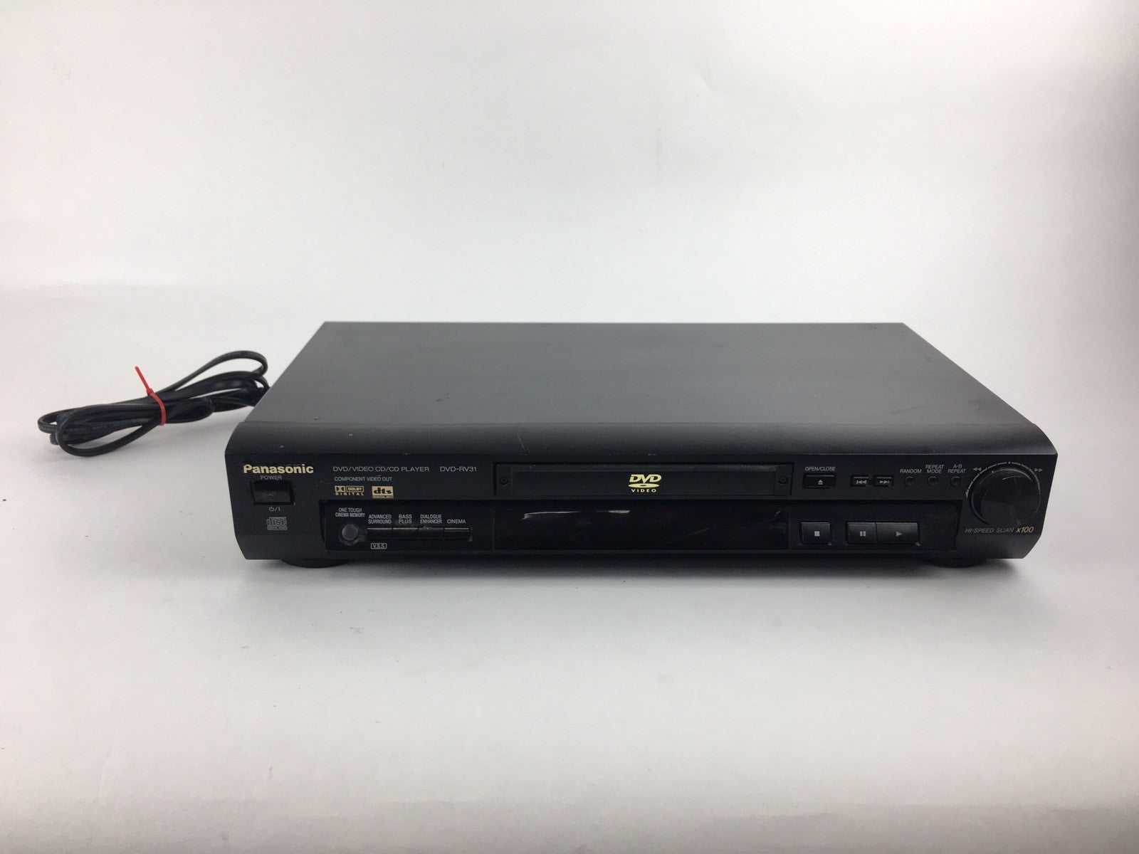  DVD-RV31K DVD CD MP3 Playback Panasonic 