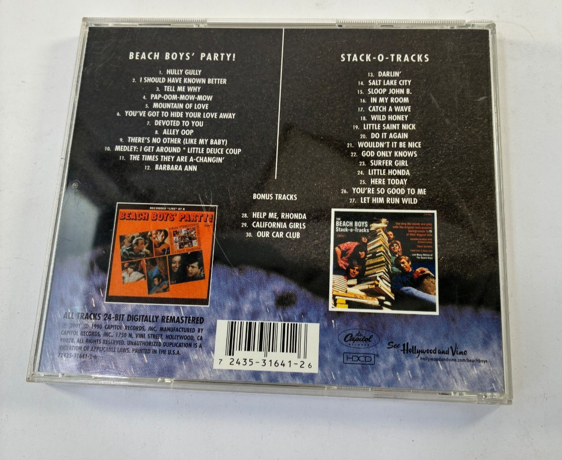 The Beach Boys Party Stack-O-Tracks Capitol CD 2001