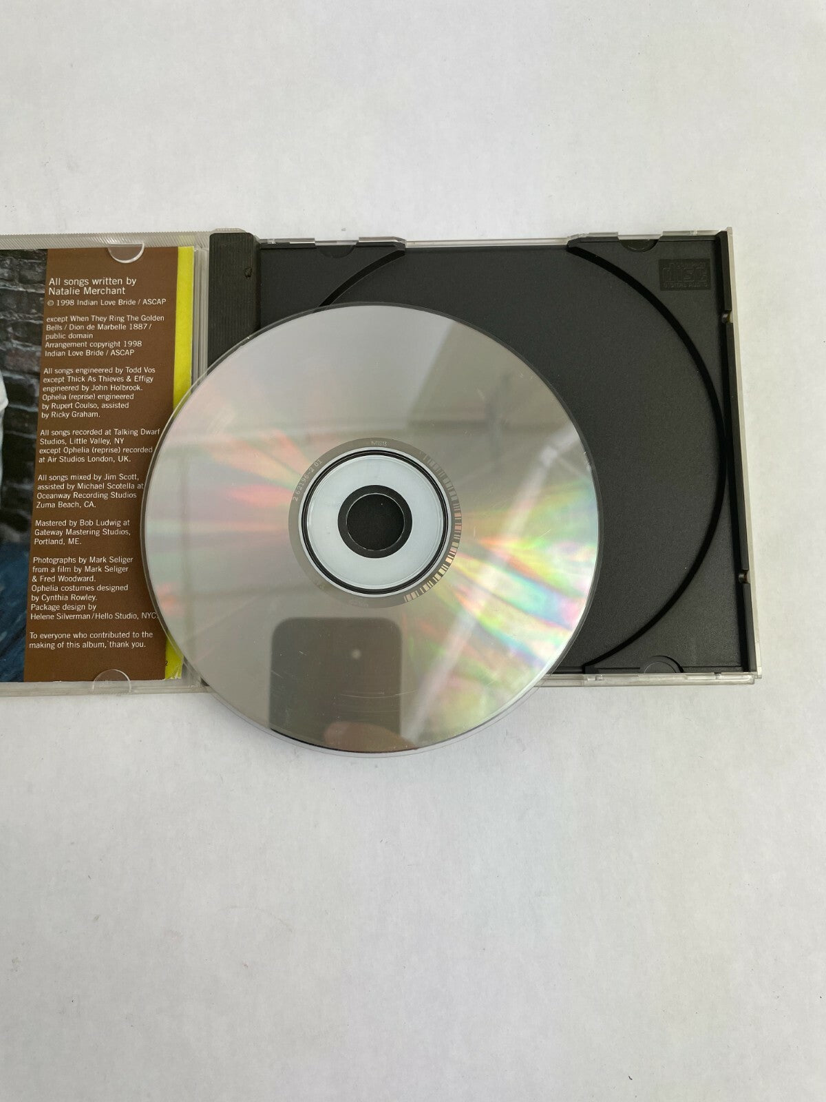 Natalie Merchant Ophelia When They Ring The Golden Bells Jim Scott Bob Q1