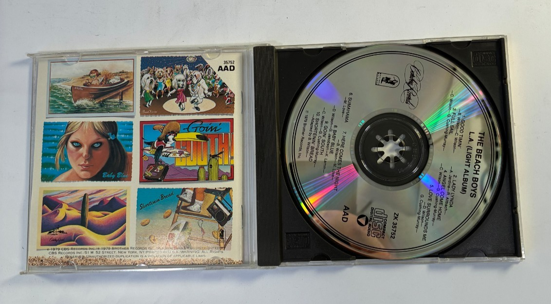 The Beach Boys L.A. Light Album CD Caribou Records 1979 Lady Lynda Good Timin