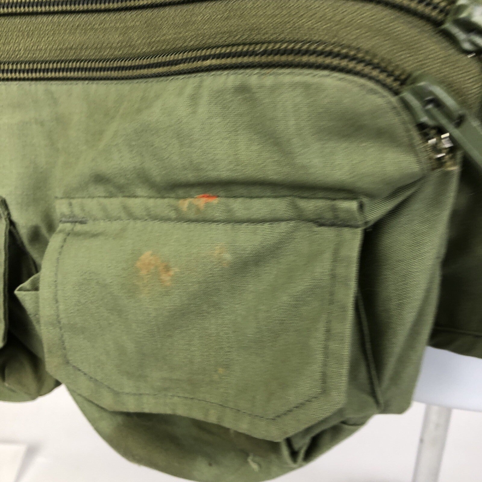 Pacific Fly Group Pro fly fishing vest olive green large with multiple storage pockets