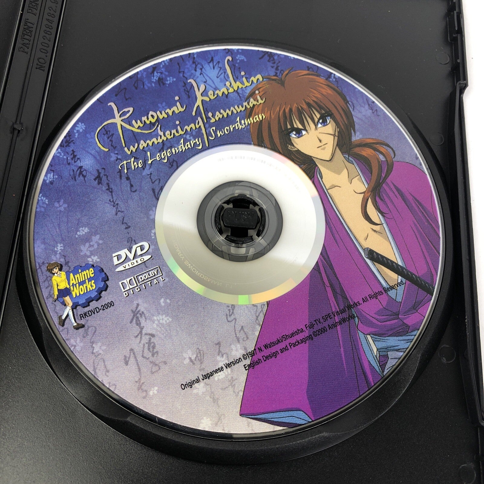 Rurouni Kenshin Wandering Samurai The Legendary Swordsman (Dvd Video) MINT COND.