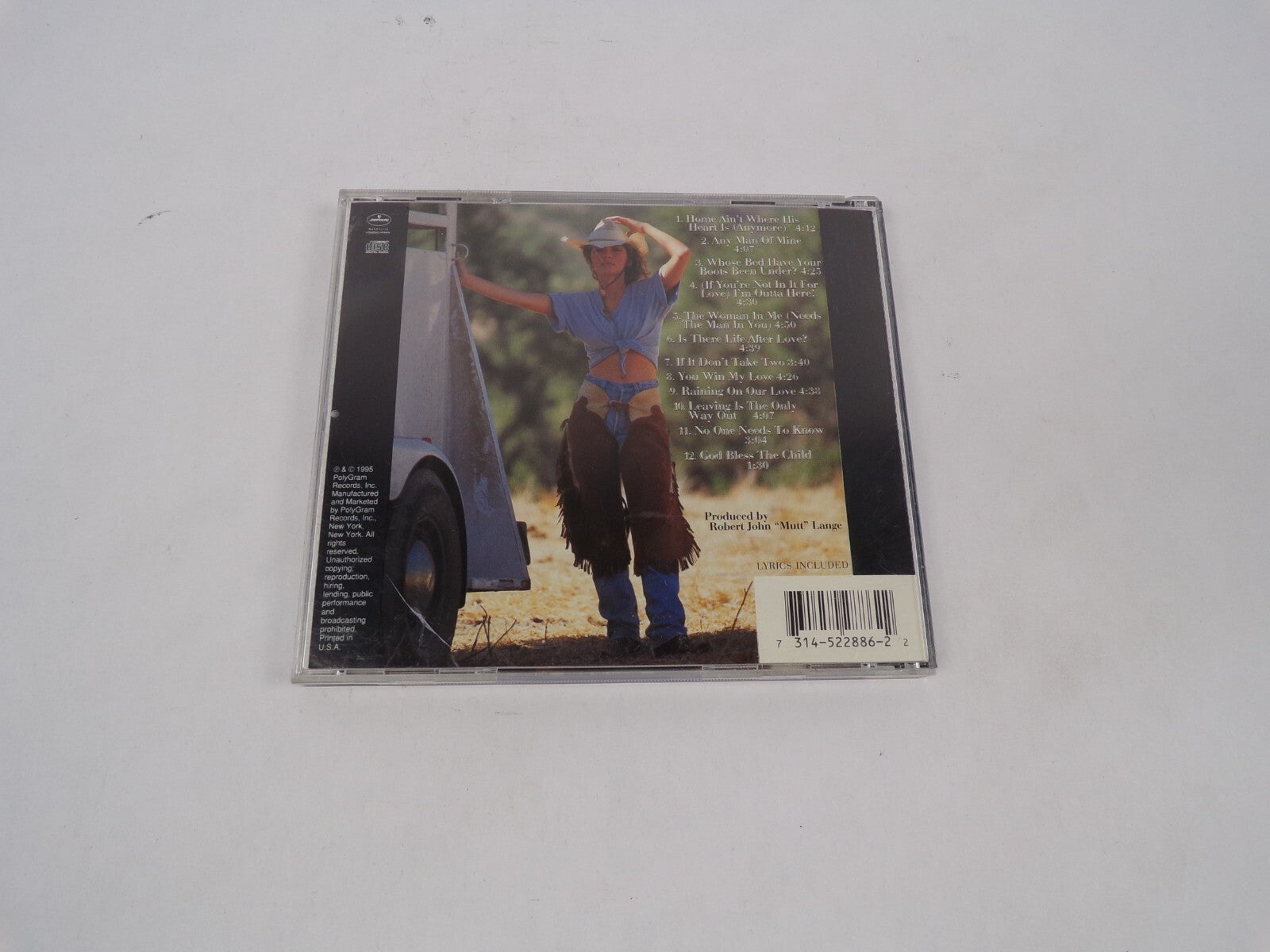 Shania Twain The Women In Me Any Man of Mine There Life After Love God CD#67