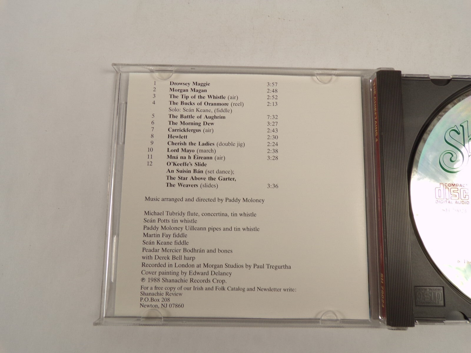 The Chieftains 4 Drowsey Maggie Hewlett Lord Mayo Morgan Magan CD#52