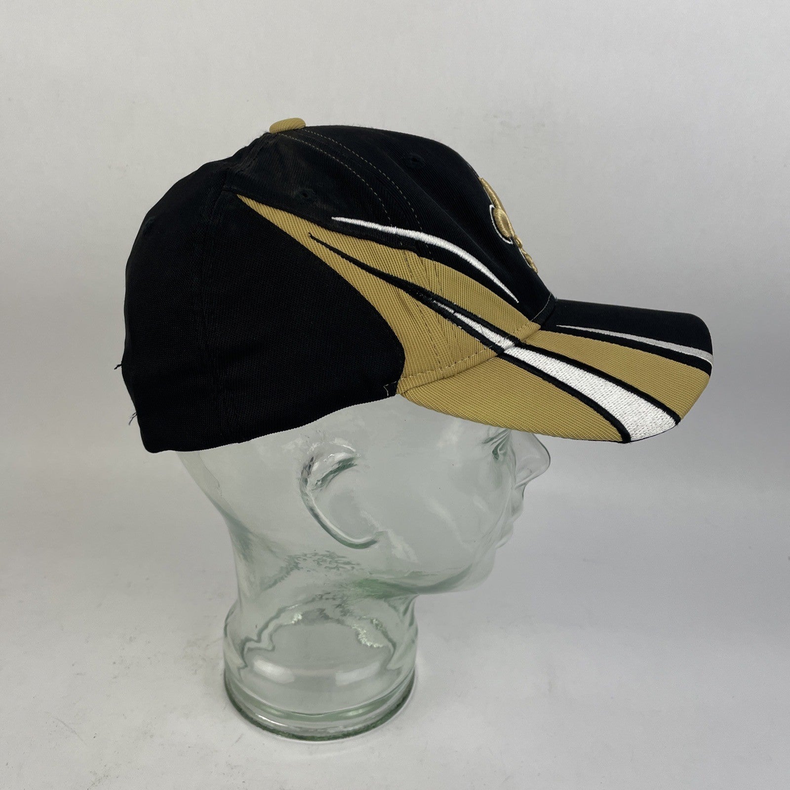 NFL New Orleans Saints Adult RBK Reebok Curve Brim Flex Cap Hat OSFA