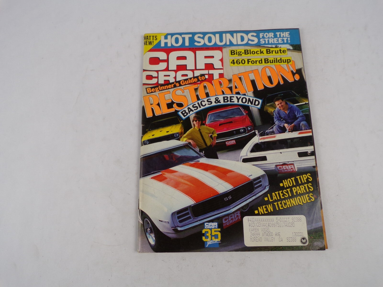 August 1986 Car Craft Restoration! Basics & Beyond Big-Block Brute 460 Ford Buil