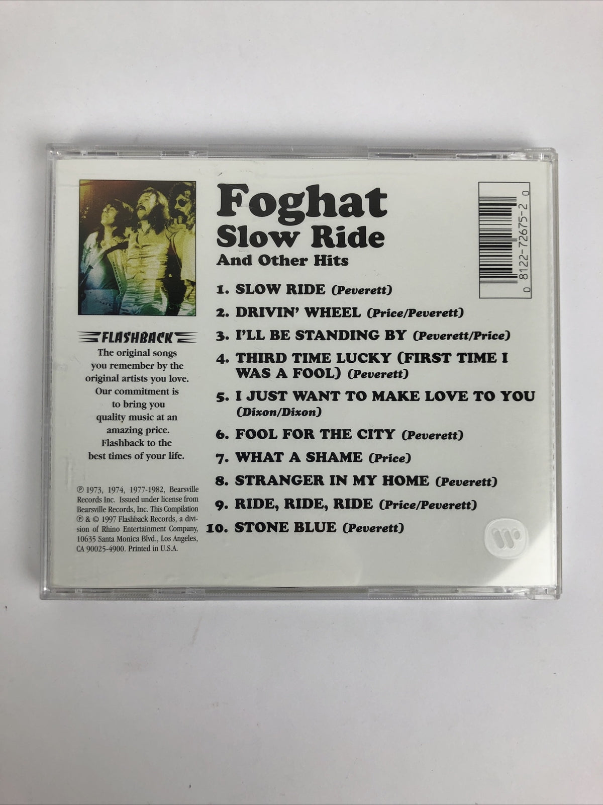 Foghat " Slow Ride & Other Hits " - Digital Audio CD * MINT DISC       #56