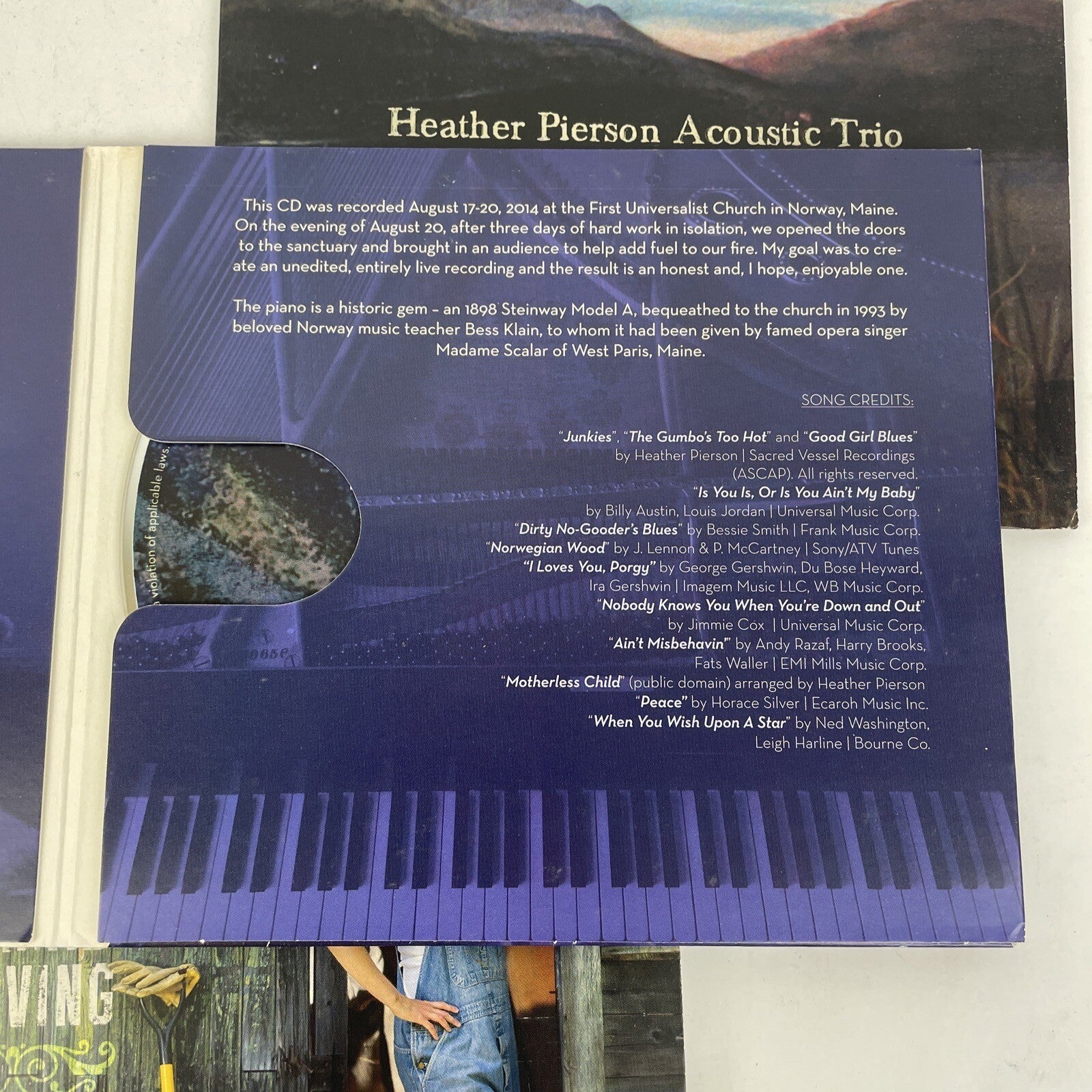 3 x HEATHER PIERSON Audio CD Lot - Motherless Child - Still She Will Fly - THWOL