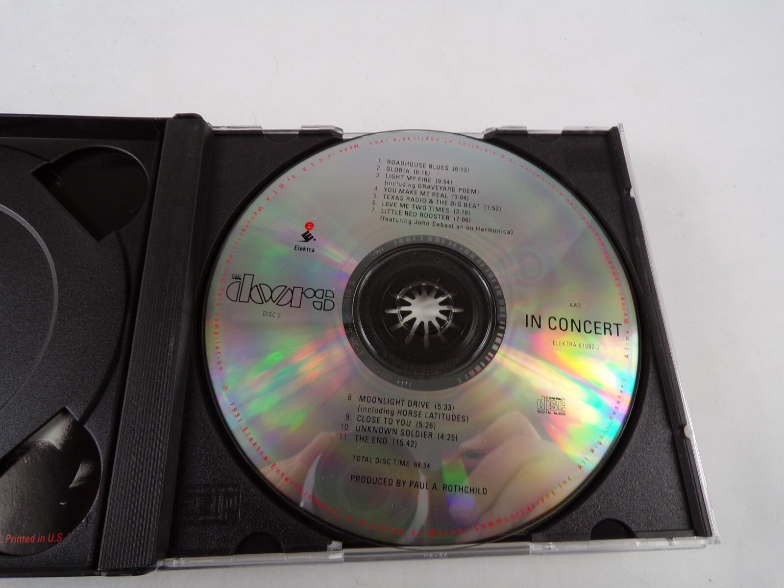 In Concert Doors House Announcer Who Do You Love Five To One Love Hides CD#35