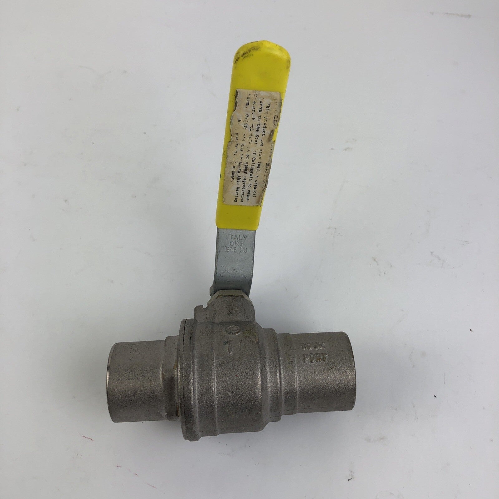 2 Piece, Full Port, Solder Connection, 600 WOG, Stainless Steel Ball and Stem 1”