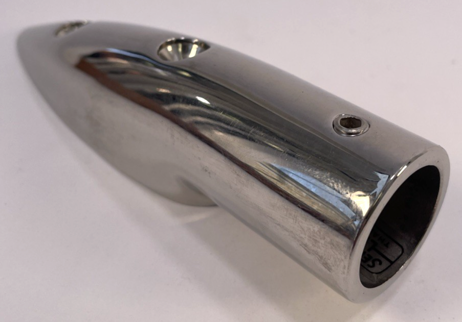 Sea Dog Line Marine SS Stanchion Fitting 5.5 Degree Rail End 7/8" ID