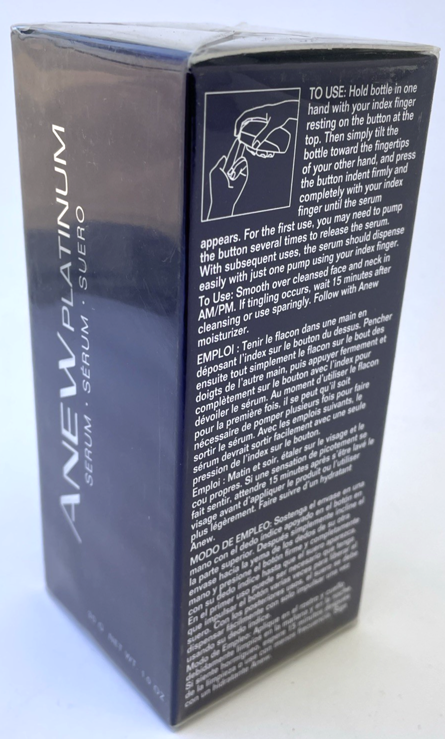 Avon Anew Platinum Age delay Serum 1.0 oz 30g Full Size NOS