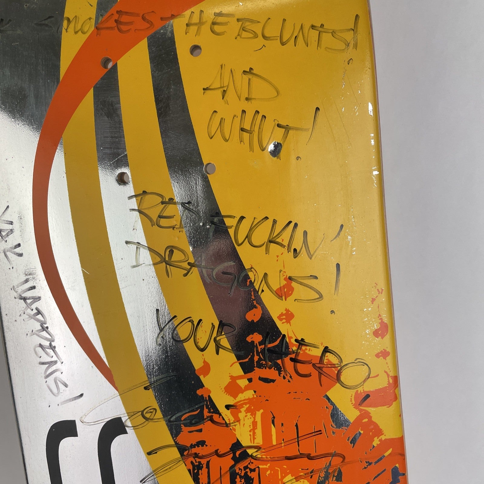 SEEK Skateboards Colin McKay "Foil Shelter Series"  Skateboard Deck Autographed