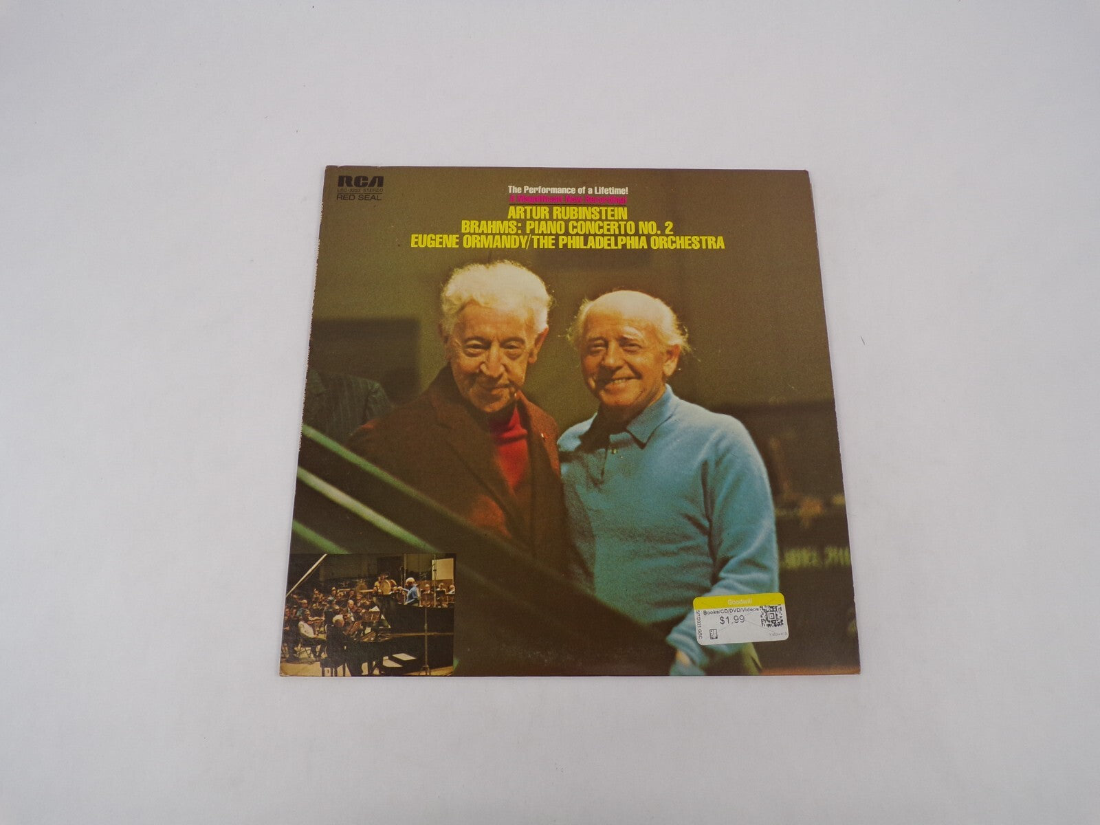 Brahms Concerto No.2 Allegro Non Troppo Allegro Appassionato Vinyl Record