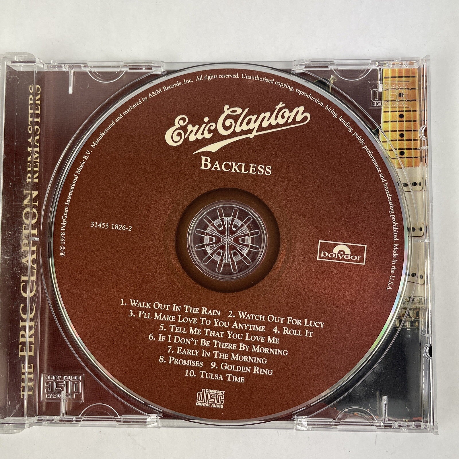 Eric Clapton - Backless CD (1978)   #16