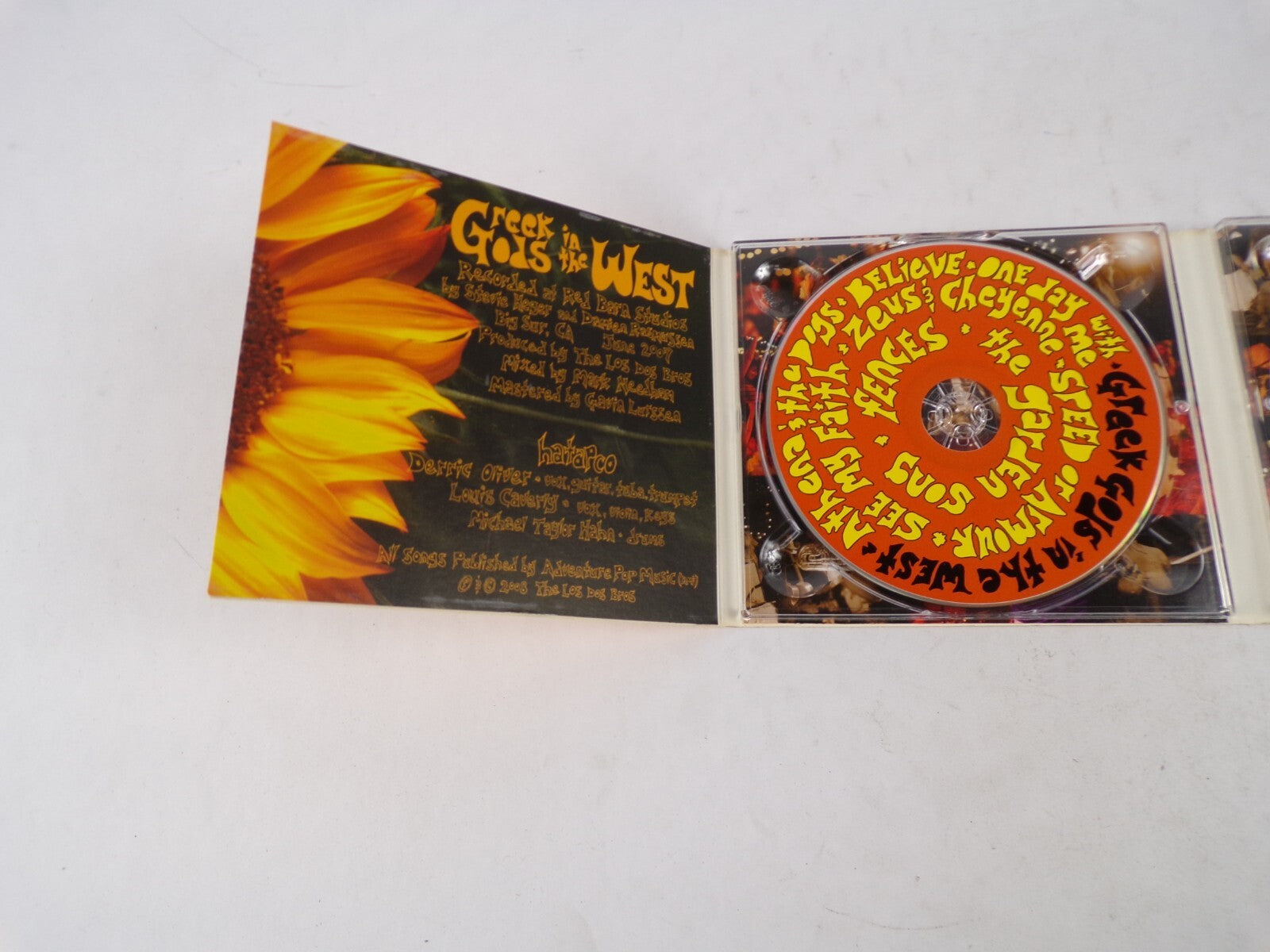 Greek Goas In The West Studio Album Live DVD Holiday And The Adventure Pop CD#22