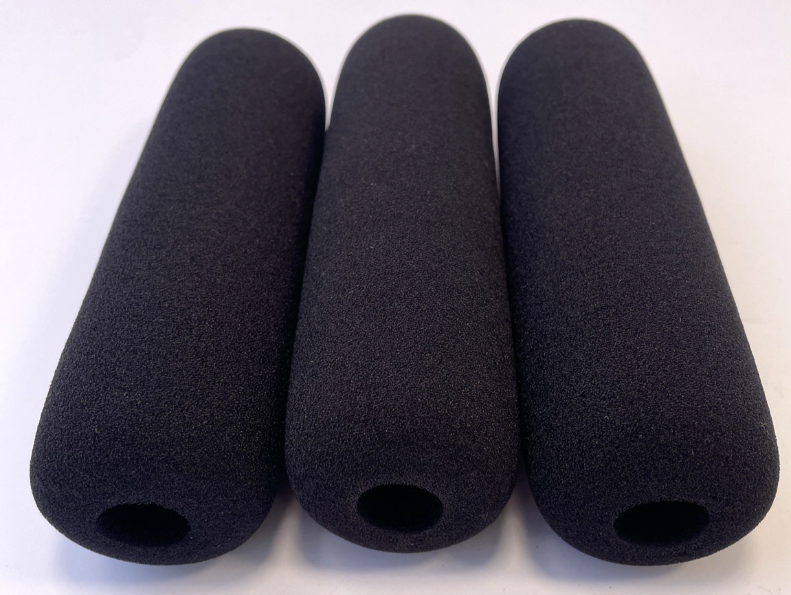 3 x 7-inch (18cm) shotgun microphone foam sleeve designed for a 19mm–22mm barrel