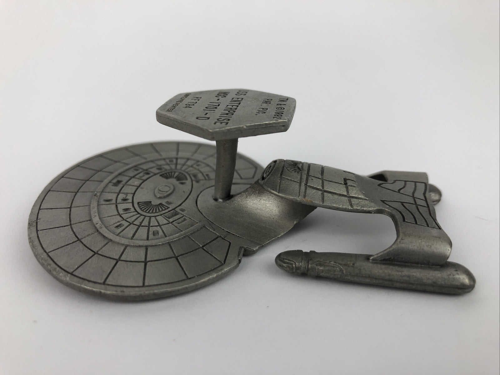 RARE 1991 Star Trek USS Enterprise NCC-1701-A  Rawcliffe Pewter Model RF789 LOOK