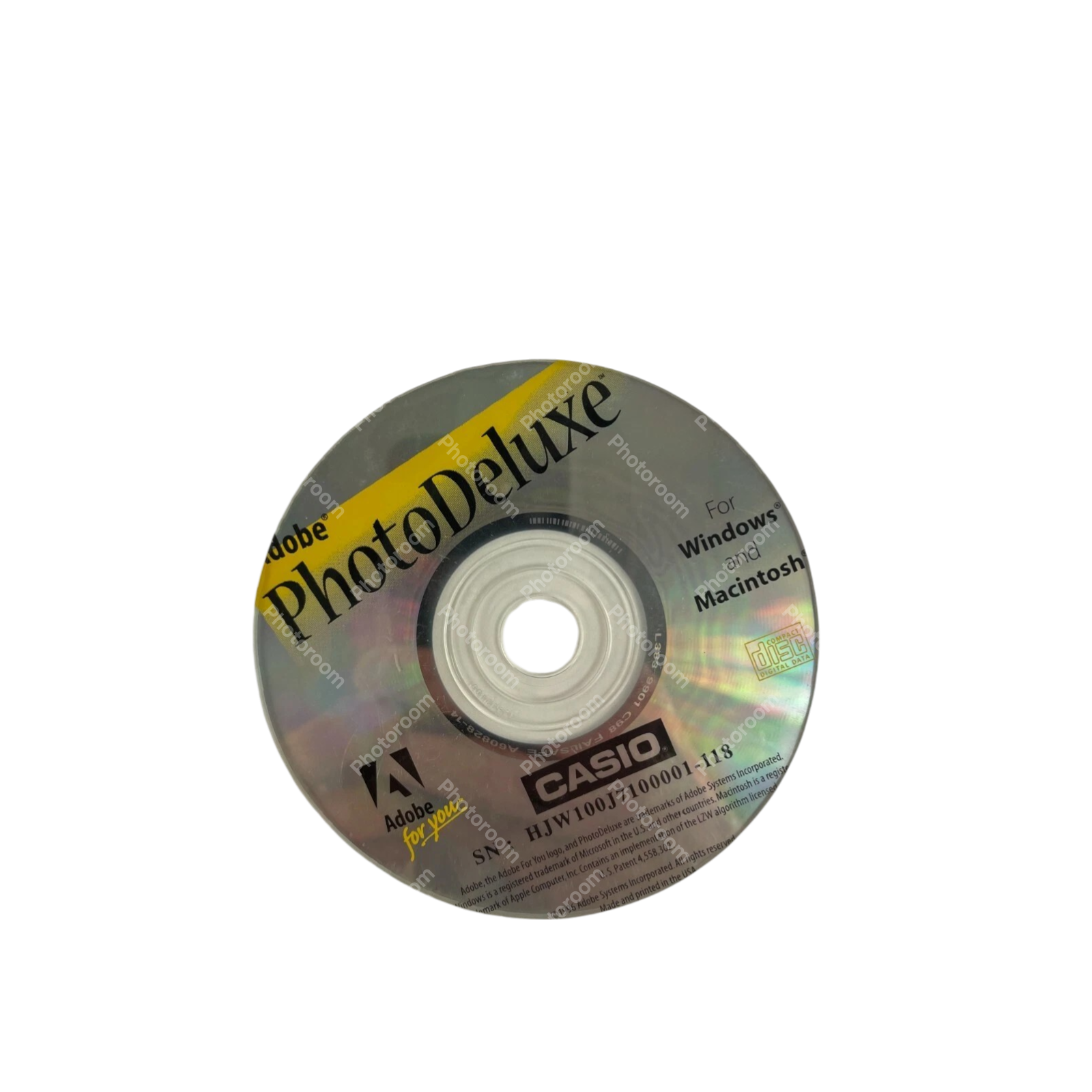 Adobe Photo Deluxe Casio HJW100J7100001-118 For Windows and Macintosh