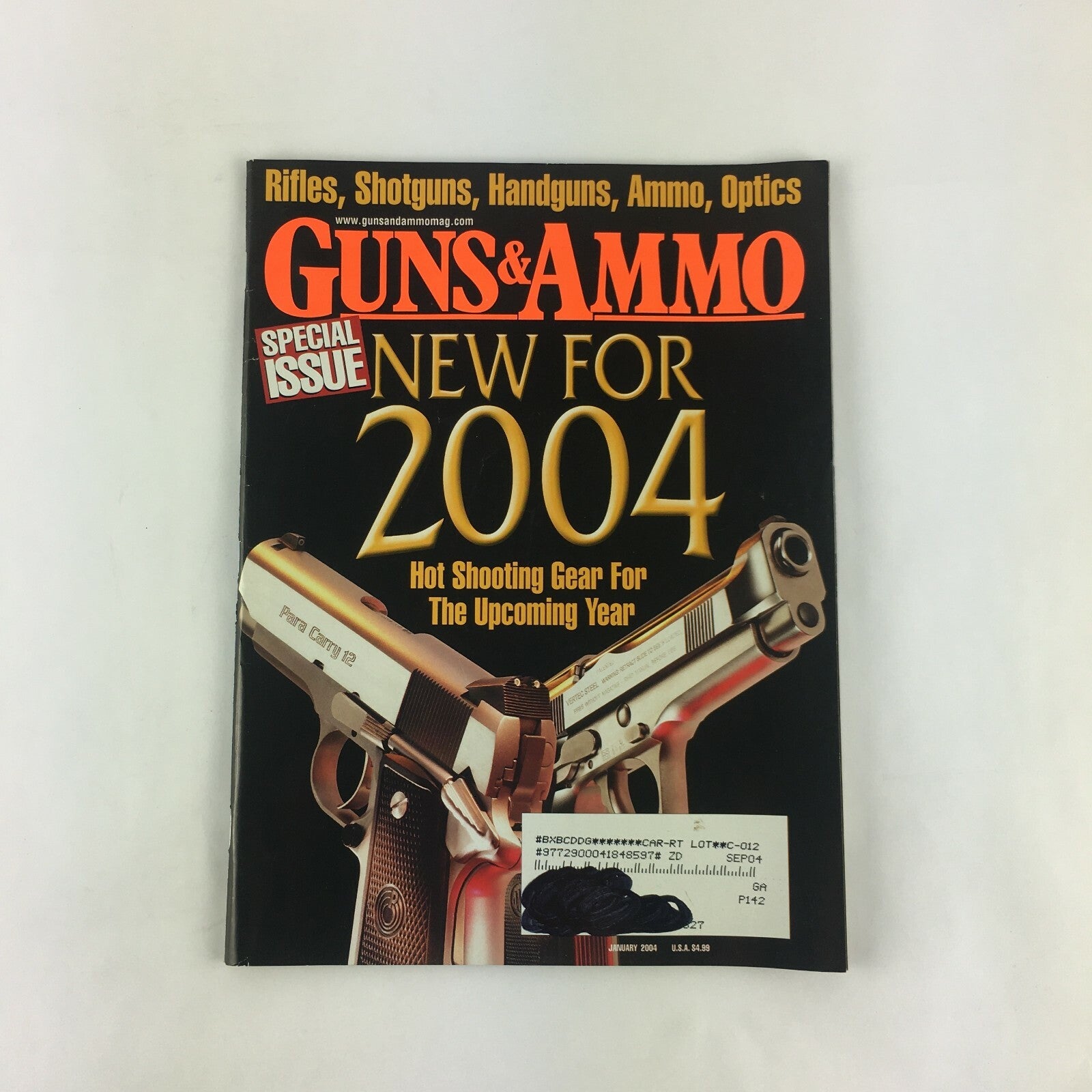 January 2004 Guns & Ammo Magazine New For 2004 Rifles Shotguns Handguns Optics