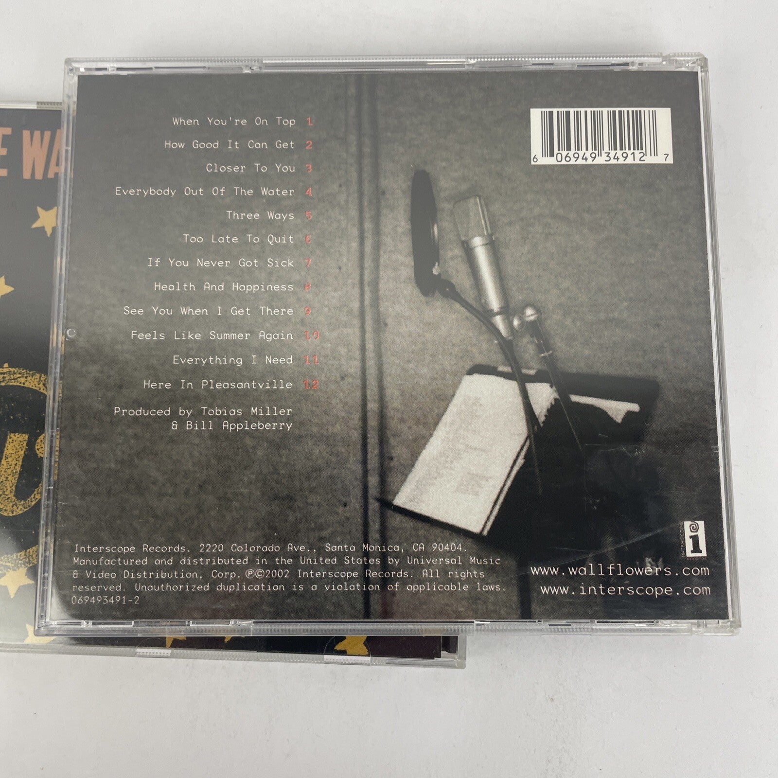 2 x The Wallflowers Audio CD, Red Letter Days, 2002 - Bringing Down The House