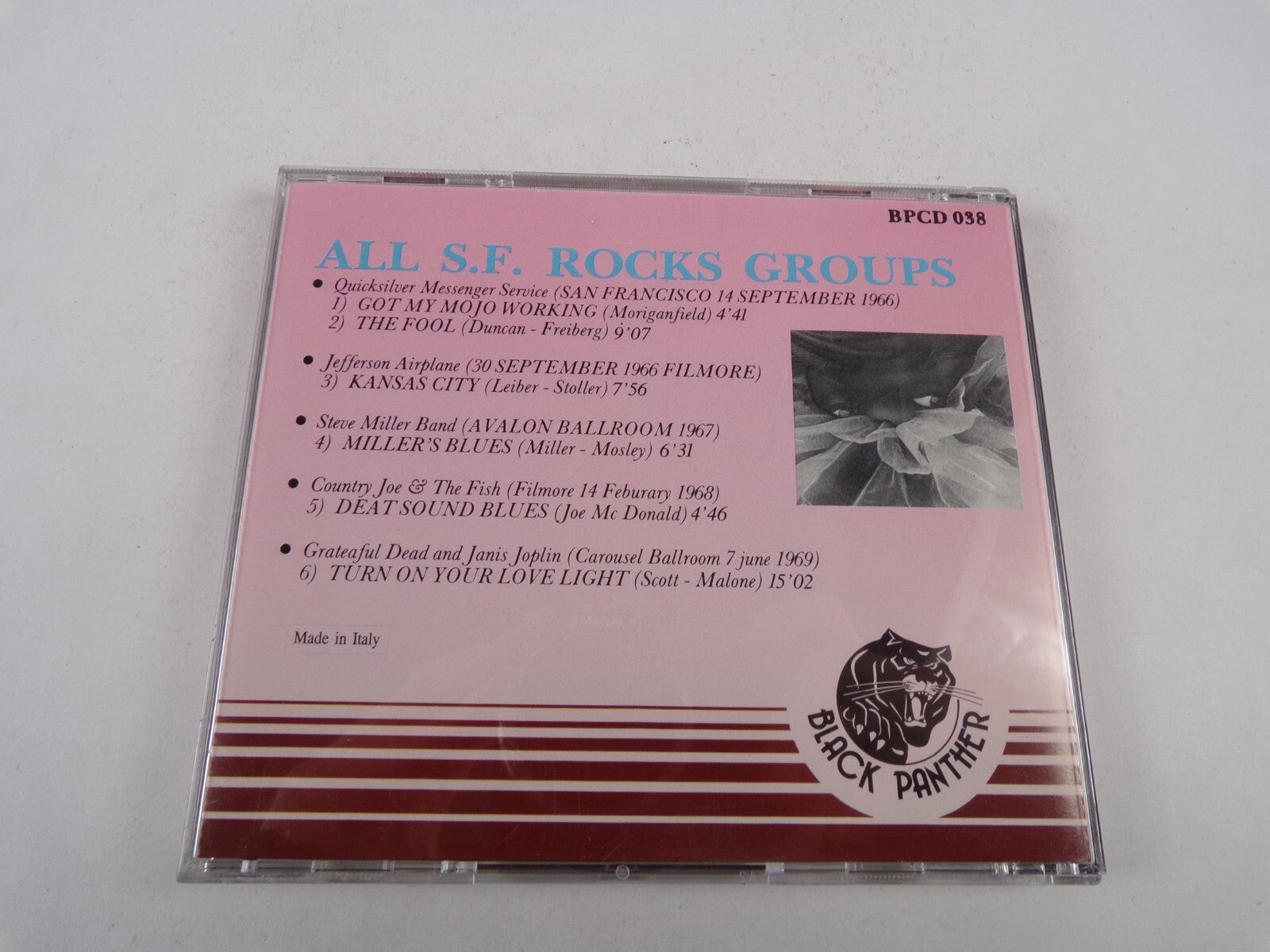 All S.F Rocks Groups Got My Mojo Working The Fool Kansas City Millers Blue CD#14