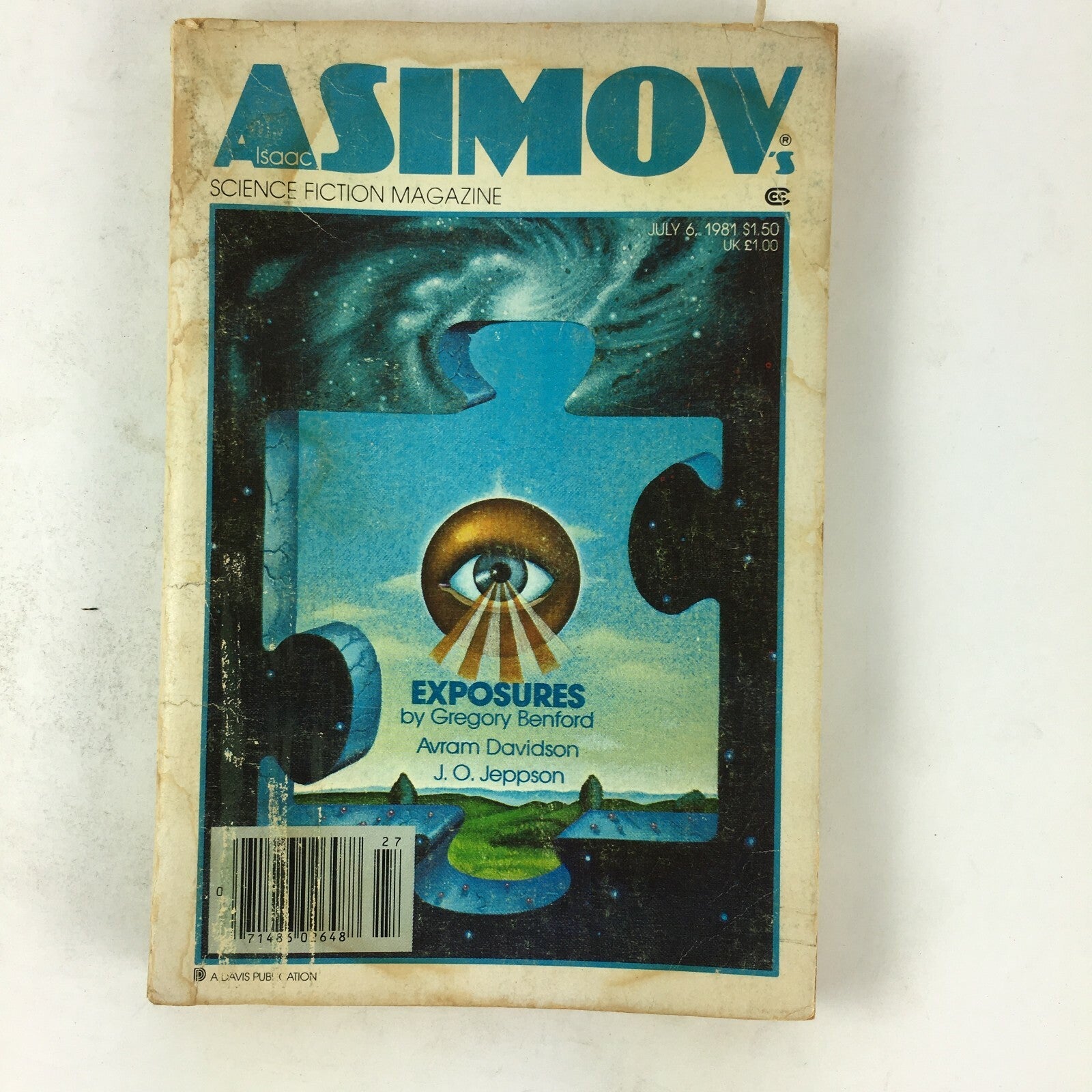 July 1981 Isaac Asimov's Science Fiction Magazine Exposures by Gregory Benford