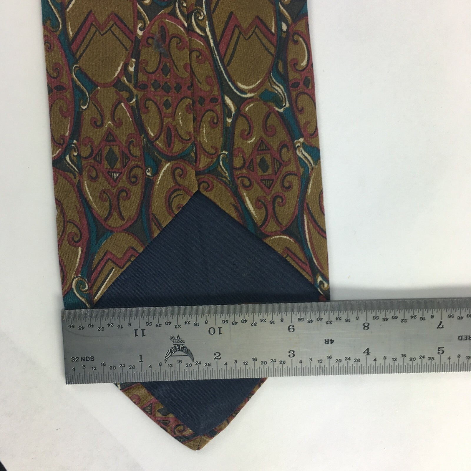 Genuine Secours 100% Silk Handmade Stylish Formal/Casual Tie Multi Coloured