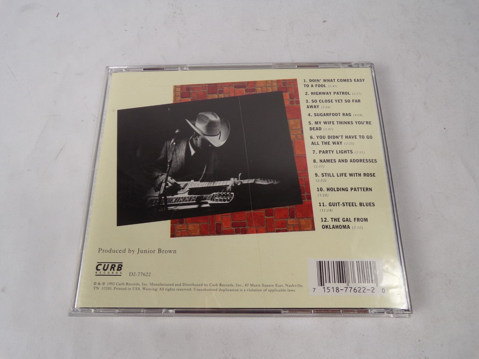 Junior Brown Doin' What Comes Easy To A Fool Highway Patol So Close Yet CD#62