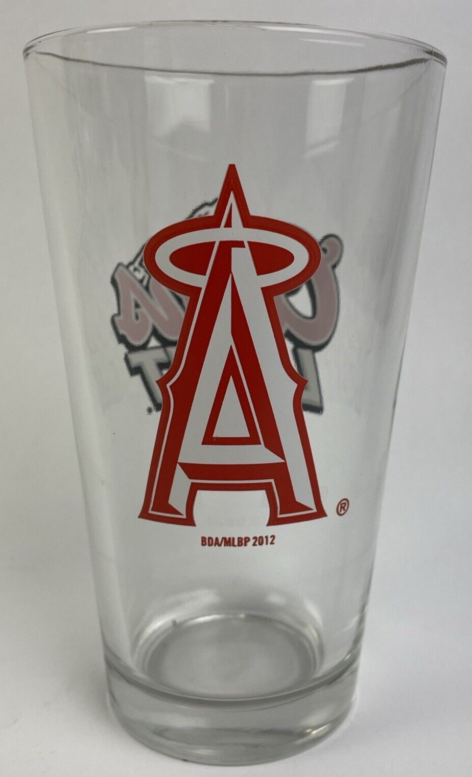 2012 VINTAGE Los Angeles Angels of Anaheim MLB COORS LIGHT PINT GLASS VGC RARE