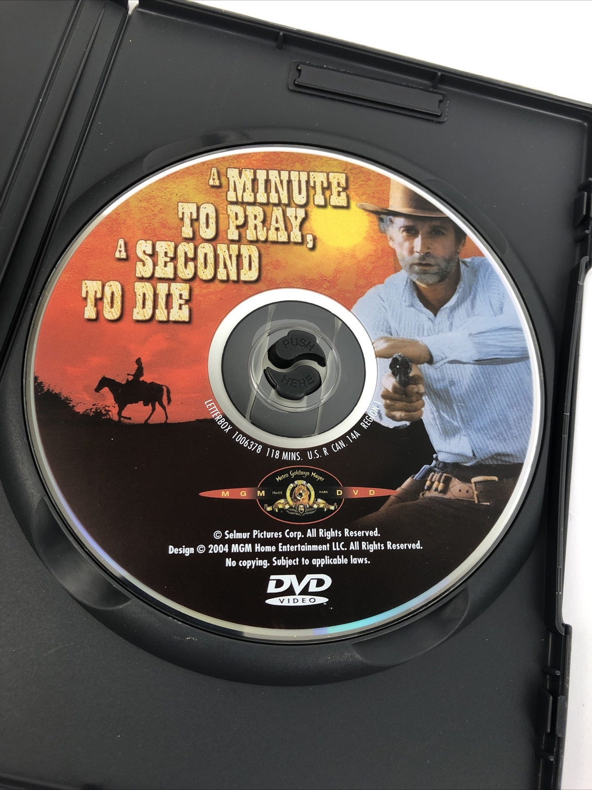 A MINUTE TO PRAY, A SECOND TO DIE (1967) Alex Cord, Robert Ryan Eurowestern DVD
