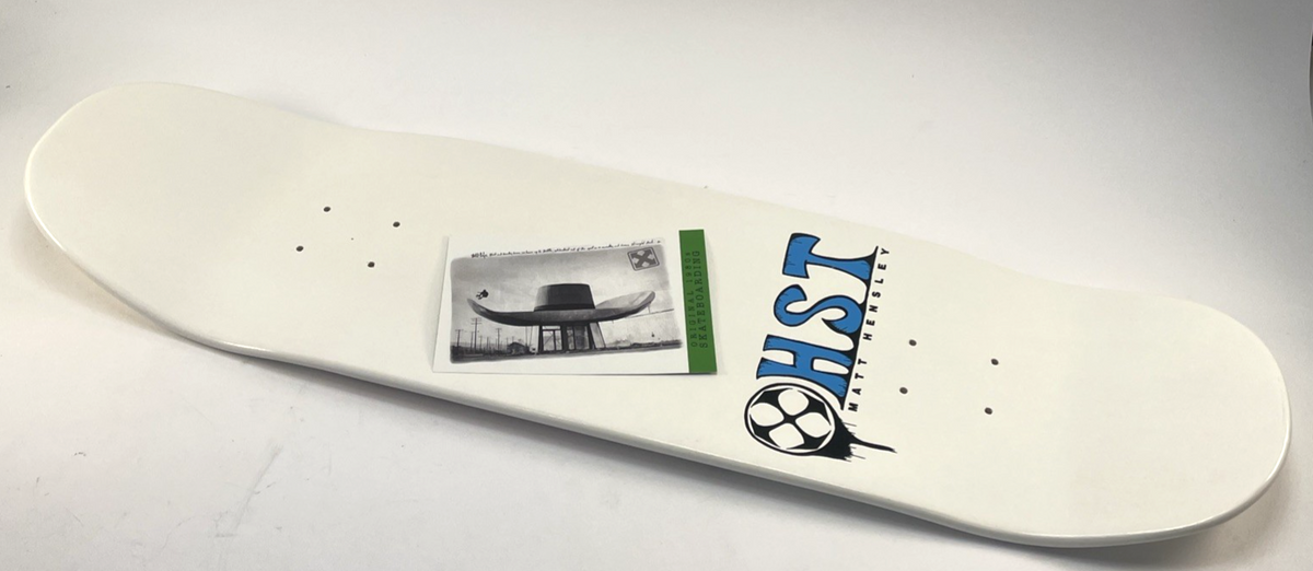 Matt Hensley Stained Glass Scooter Puppet Reissue H-STREET White Dip Signed