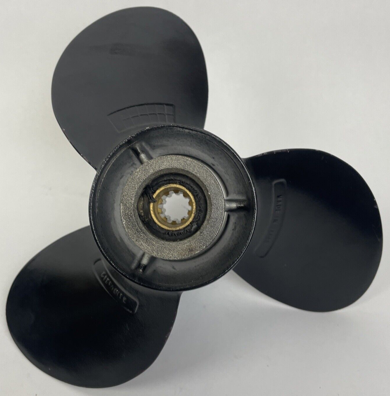 OEM Suzuki 3 x 10 1/4 x 12 Aluminum P120 10-Spline Outboard Propeller - JAPAN