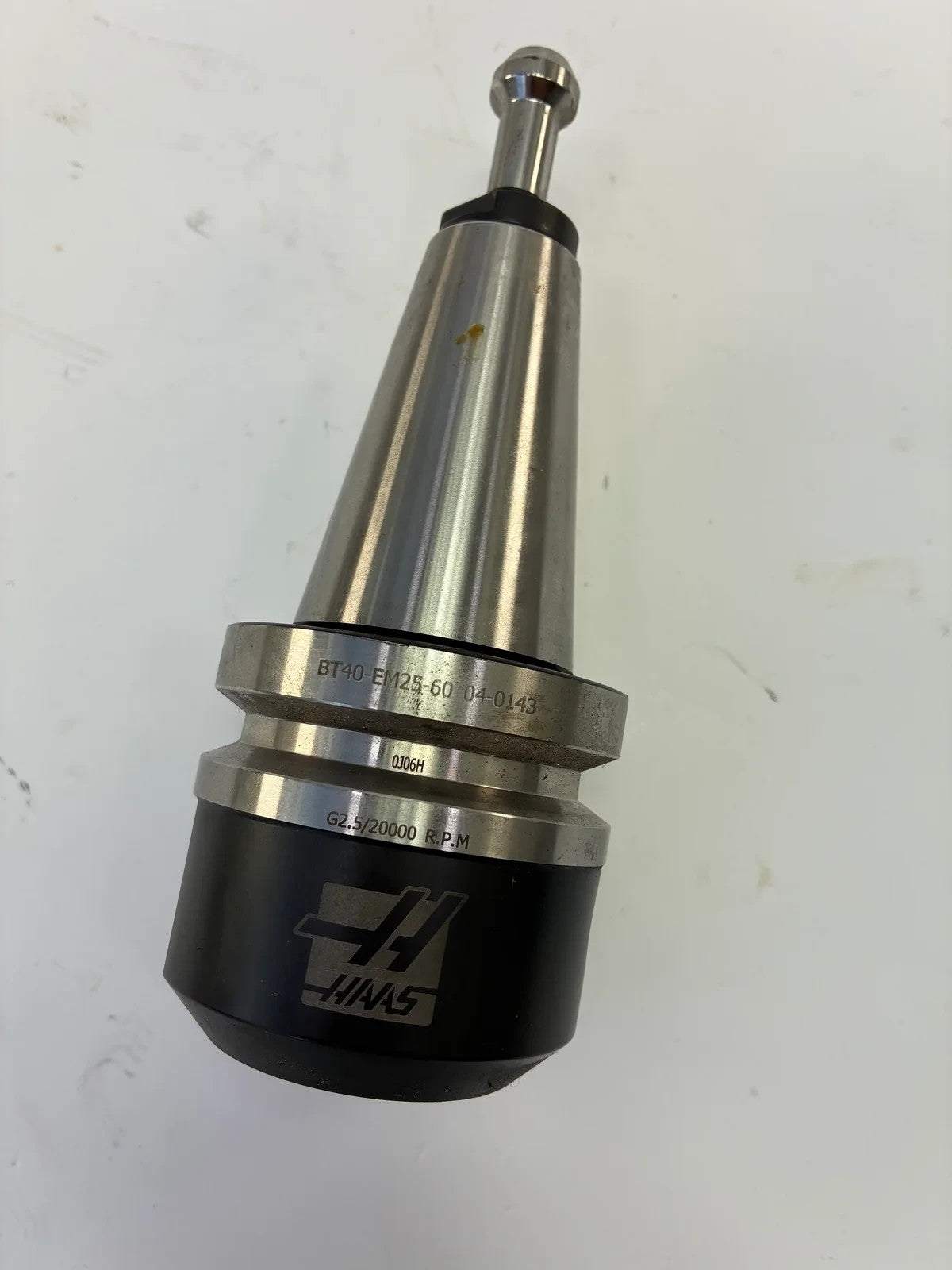 Haas 04-0143 BT40 25mm End Mill Holder 60mm TSC G2.5 20,000 RPM