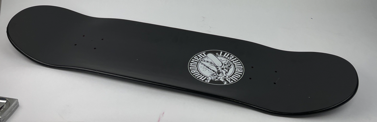 " El Jefe "  The Ripper - Blackout Full Dip Skateboard 8.75" x 32.5" Deck Blem 1