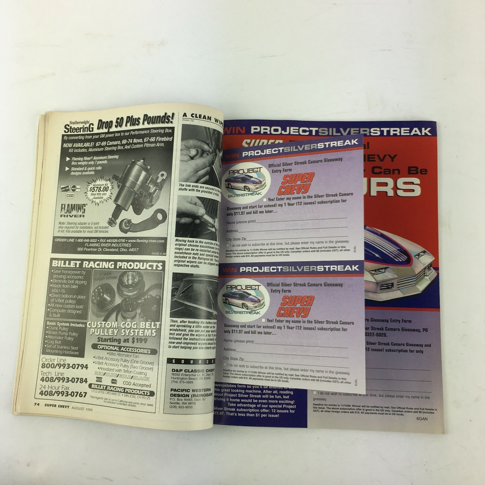 August 1999 Vol 28 Super Chevy Magazine Trick Tech For Classic Muscle Cruise '99