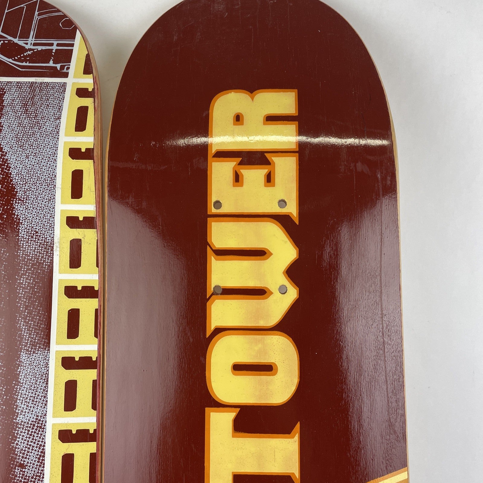 Lot of 2 x Vintage TOWER Skateboards Skateboard Deck MONTREAL  7.5"  1999