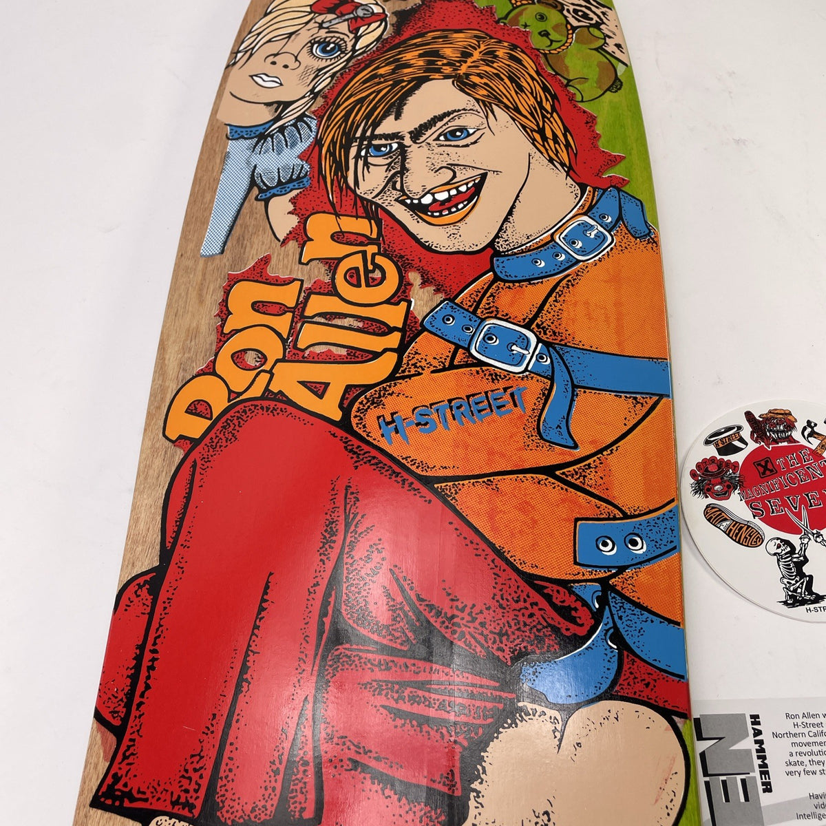 RON ALLEN "INSANE" RE-Issue Deck H-Street Skateboards Watson Laminates 08 / 166