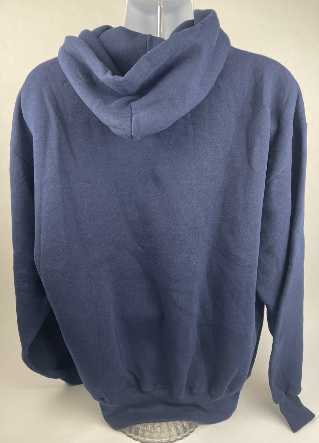 Vintage 90s UCLA Rose Bowl 1999 Heavy Hooded Pullover Sweater Mens XL Navy Blue
