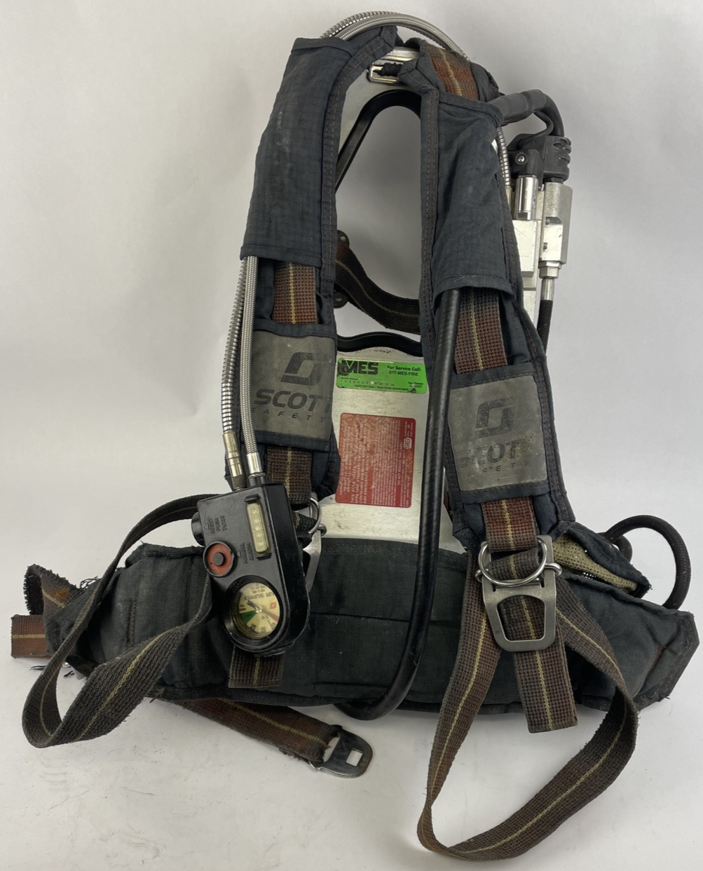 SCOTT SAFETY 4.5 4500 SCBA Air Pack Harness EZ-Flow Air Pak Plus with Sensor  j