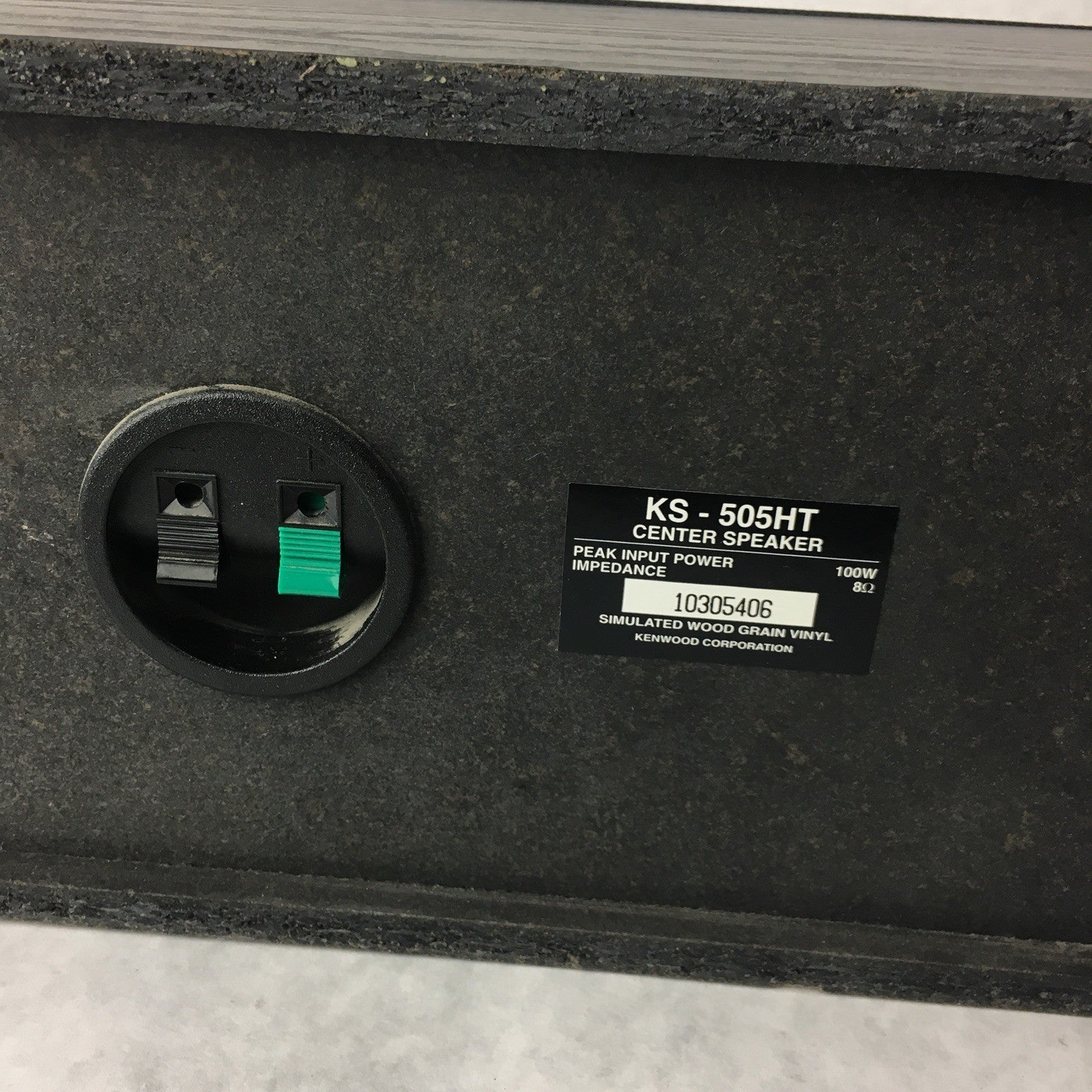 KENWOOD KS-505HT CENTER SPEAKER 100 WATTS